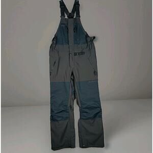 Airblaster Glacier Series Bib Overalls Men Small Black 15K Snowboard Ski Pants